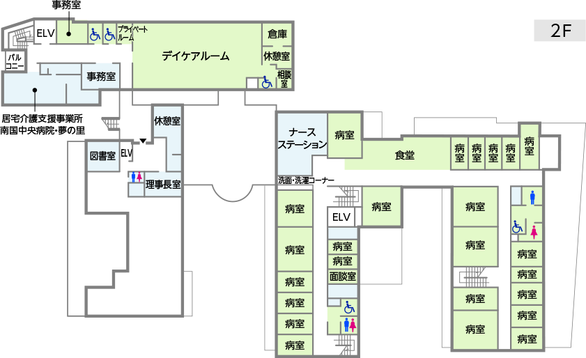 2F案内図