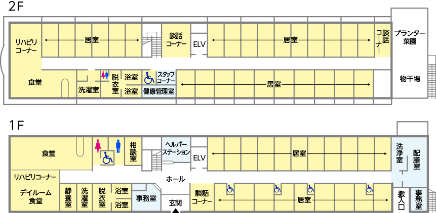 1F 平面図